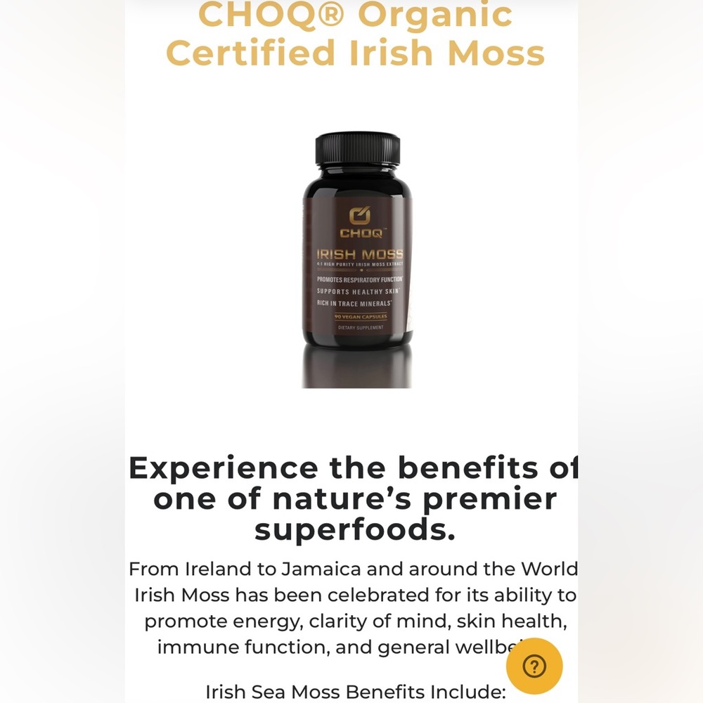 Organic Irish Moss